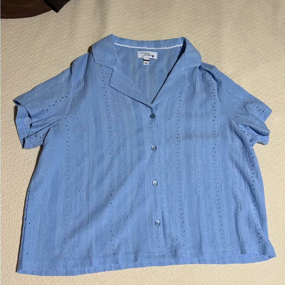 Light Blue Shorts and Shirt set